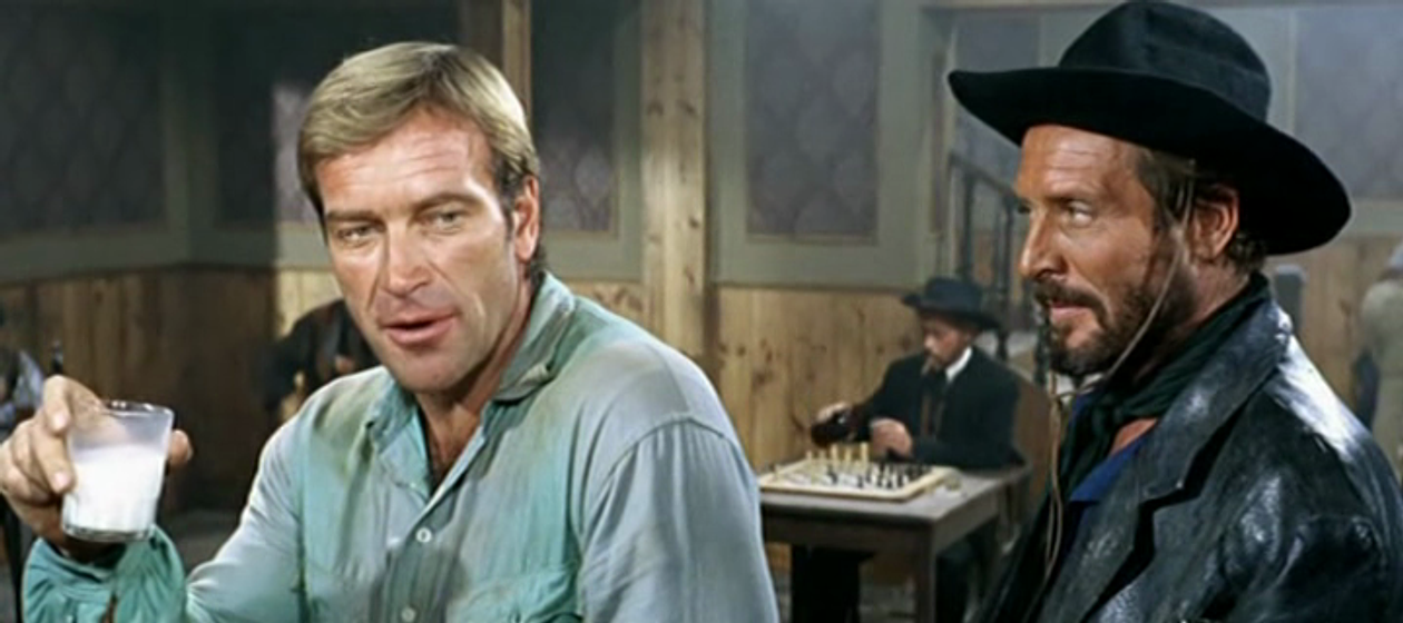 Piero Lulli y Ken Clark en Ringo de Nebraska