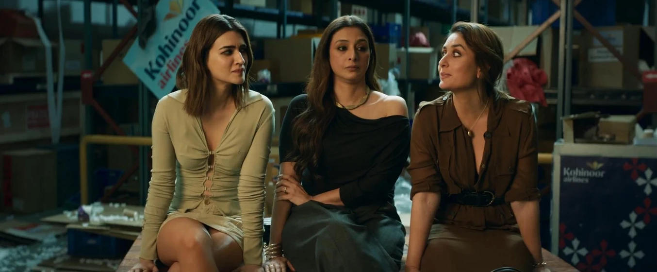 Tabu, Kareena Kapoor y Kriti Sanon en crew