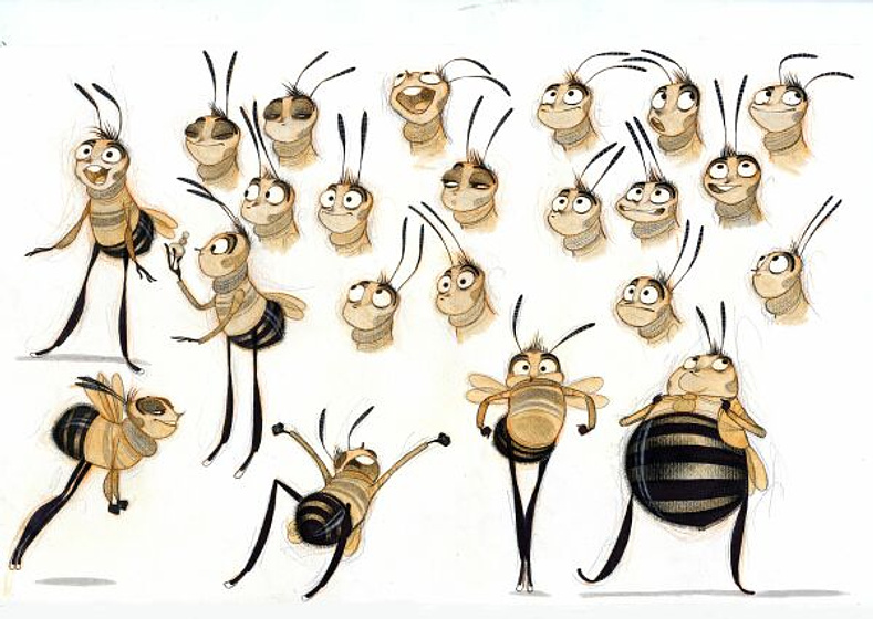 Imagen de Bee Movie (Diseño personajes)