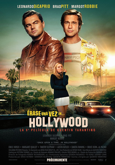 Imagen de Érase una vez en... Hollywood (Cartel final español)