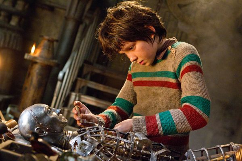 Asa Butterfield en La Invención de Hugo