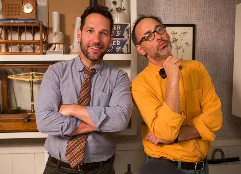 Paul Rudd y David Wain en juerga-de-mamis