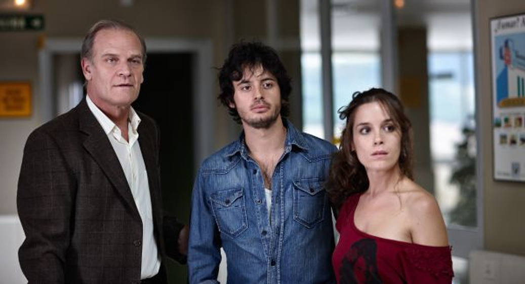 Lluís Homar, Núria Gago y Javier Pereira en No tengas miedo