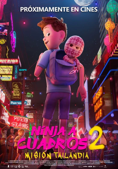 Imagen de ninja-a-cuadros-2-mision-tailandia (Cartel español)