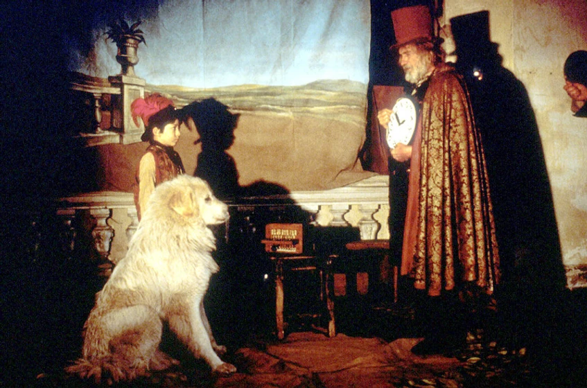 Jules Sitruk y Pierre Richard en sans-famille