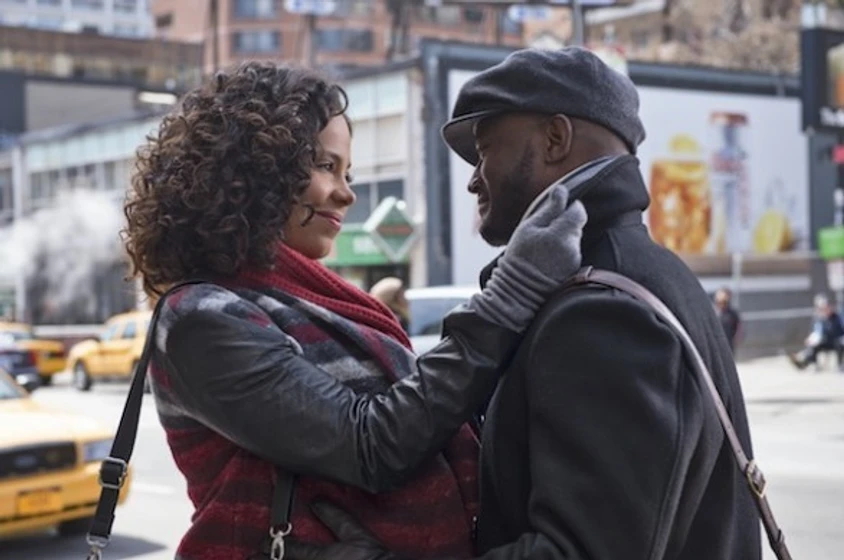 Taye Diggs y Sanaa Lathan en el-reencuentro