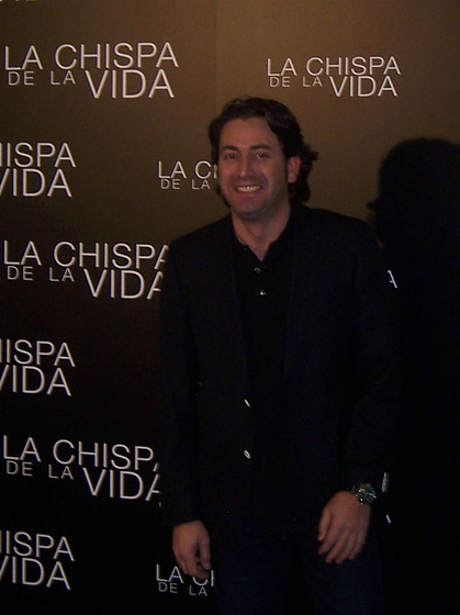 Antonio Garrido en La Chispa de la vida (Photocall La chispa de la vida)