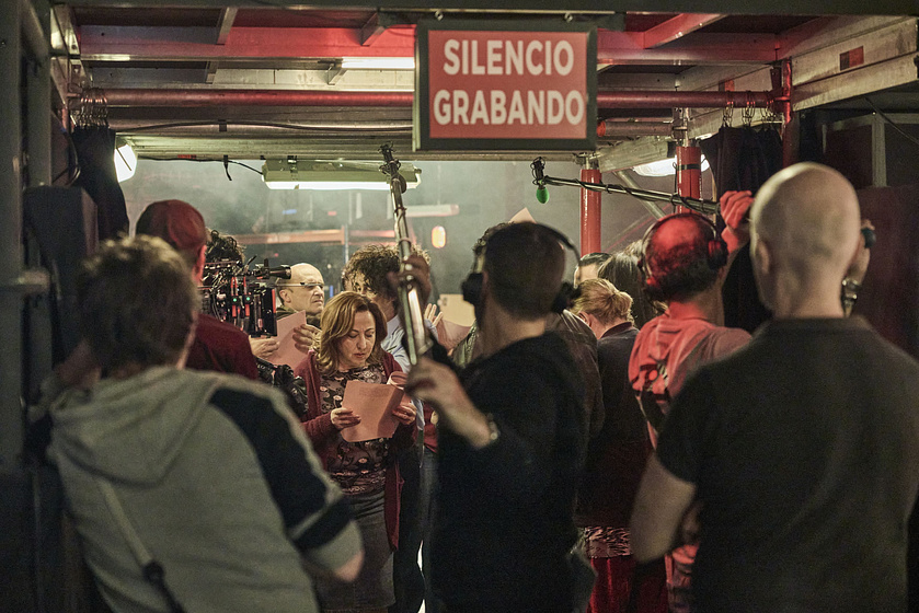 Carmen Machi en Aída y Vuelta (Rodaje)