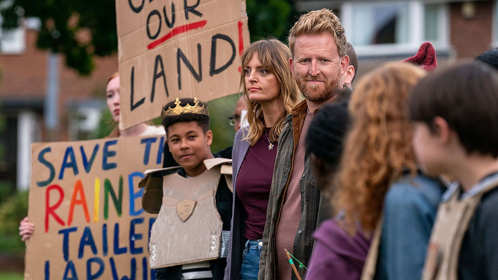 Tom Goodman-Hill y Morgana Robinson en Robin and the Hoods