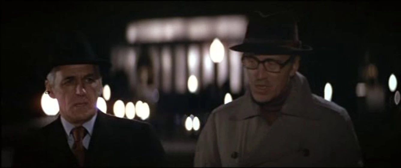 Max von Sydow y Addison Powell en Los Tres días del Cóndor