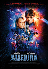 poster of movie Valerian y la Ciudad de los mil planetas