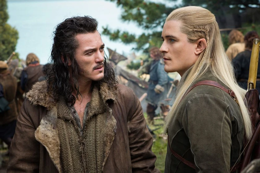 Orlando Bloom y Luke Evans en el-hobbit-la-batalla-de-los-cinco-ejercitos