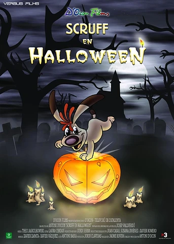 Poster de Scruff en Halloween