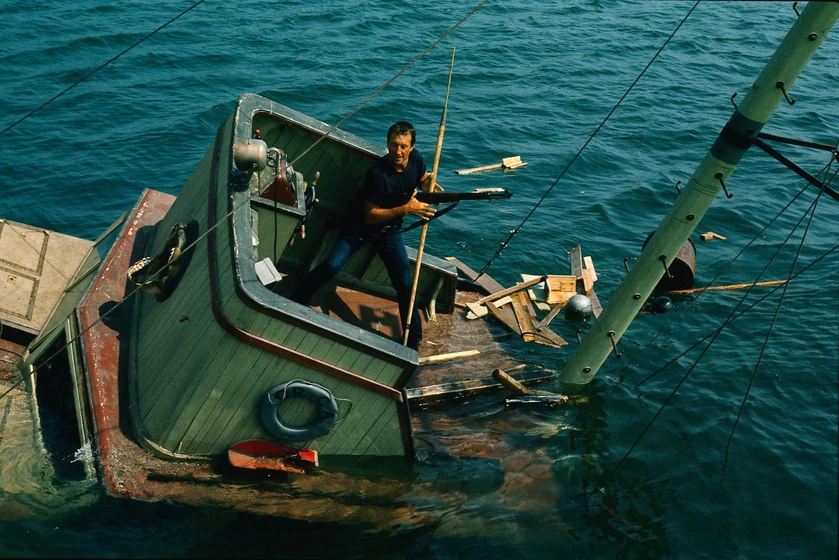 Roy Scheider en tiburon