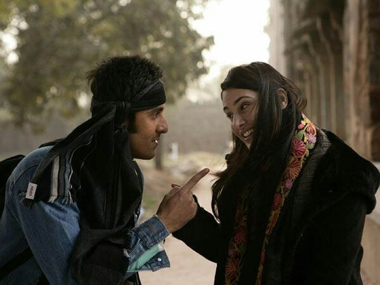 Ranbir Kapoor y Nargis Fakhri en Rockstar