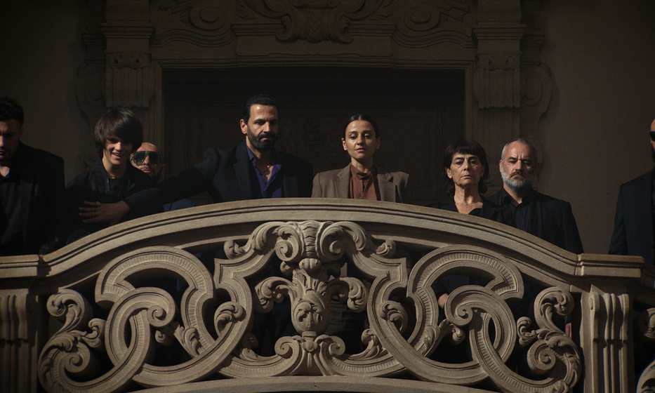 Hiam Abbass, Mehdi Nebbou, Aaron Kissiov y Kenda Hmeidan en No Beast. So Fierce.