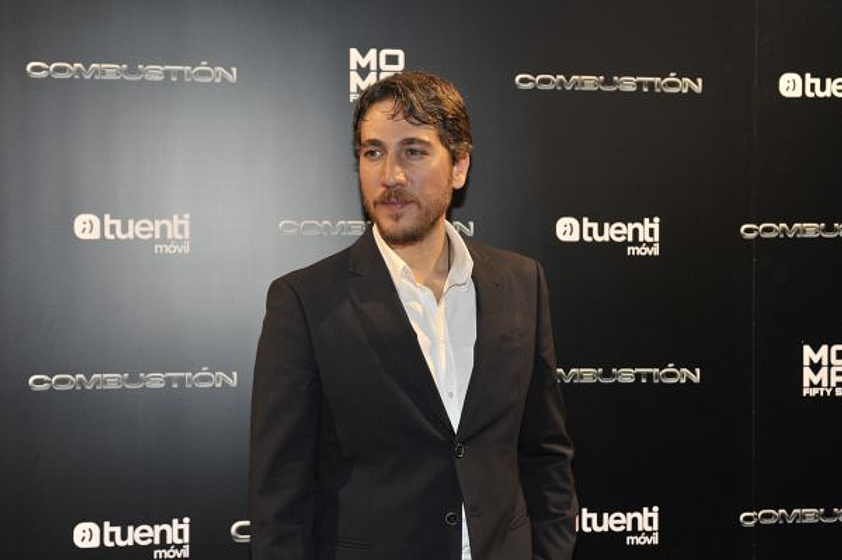 Alberto Ammann en Combustión (Photocall en Madrid. Abril 2013)
