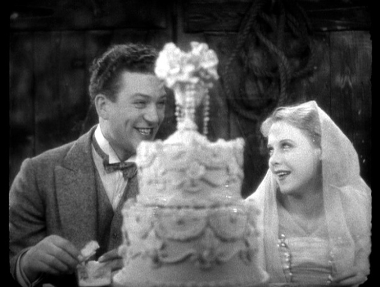 Malcolm Keen y Anny Ondra en El Hombre de la isla de Man
