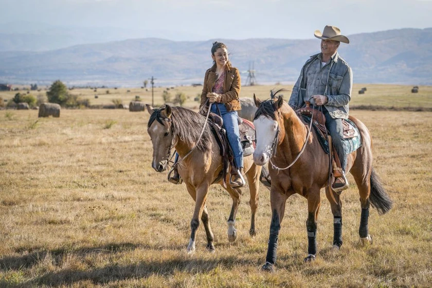 Sylvester Stallone y Yvette Monreal en rambo-last-blood