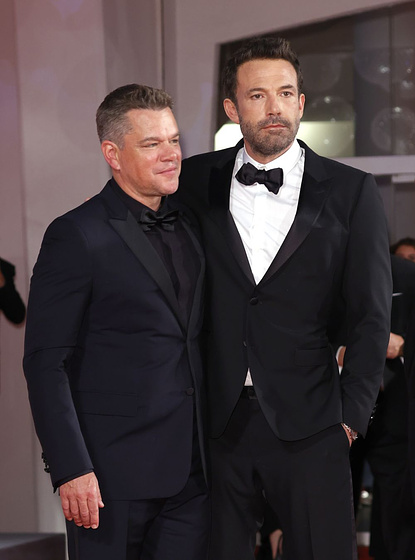 Ben Affleck y Matt Damon en El Último Duelo (Venecia. Septiembre 2021)