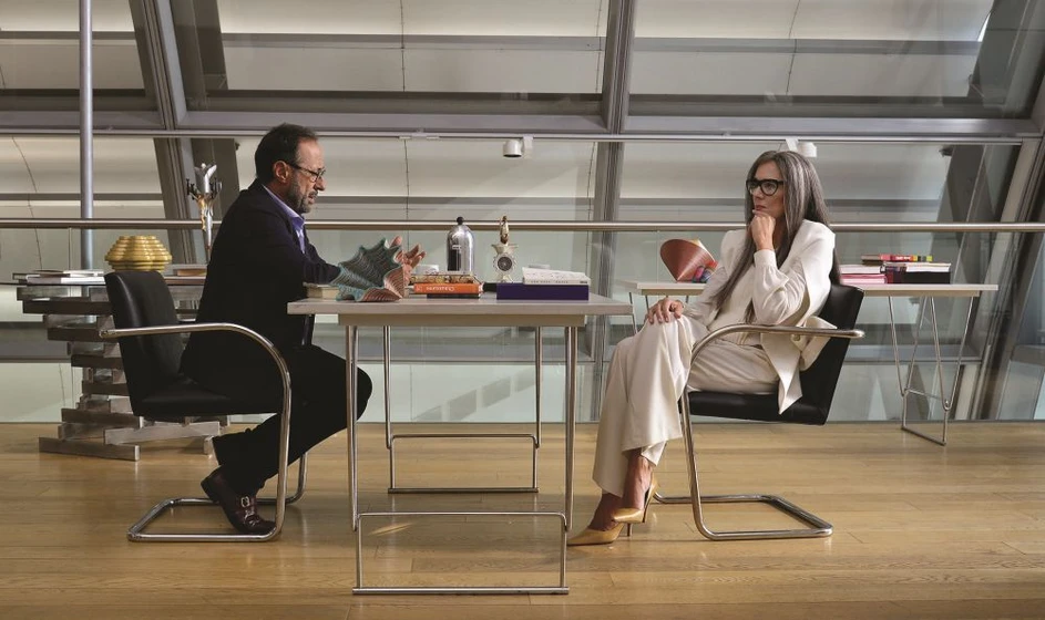 Guillermo Francella y Andrea Frigerio en mi-obra-maestra