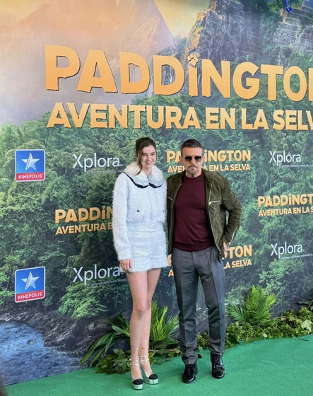Antonio Banderas y Carla Tous en paddington-aventura-en-la-selva (Premiere en Madrid. Febrero 2025)