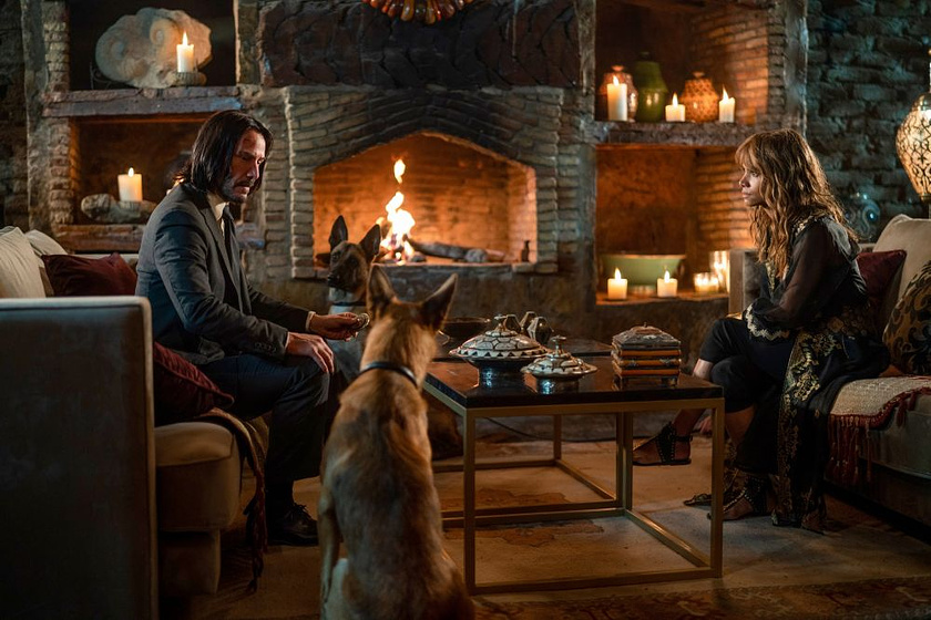 Keanu Reeves y Halle Berry en John Wick: Capítulo 3 - Parabellum