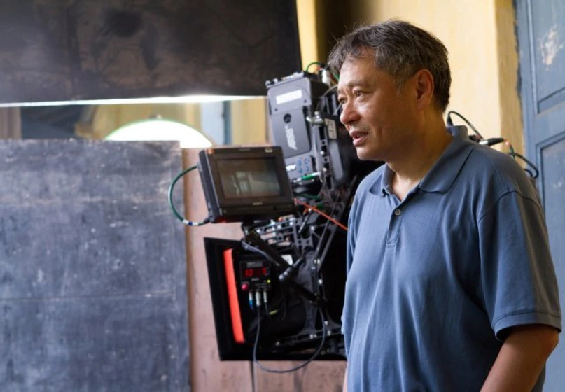 Ang Lee en la-vida-de-pi (Durante el rodaje)
