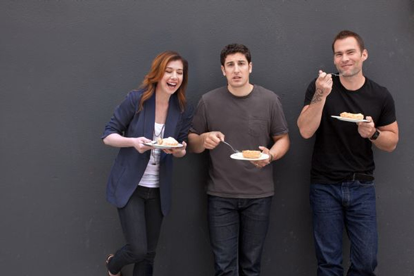 Seann William Scott, Jason Biggs y Alyson Hannigan en American Pie: El Reencuentro