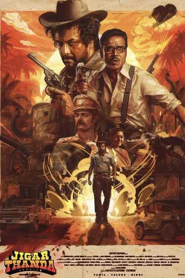Imagen de jigarthanda-doublex (Cartel alternativo)