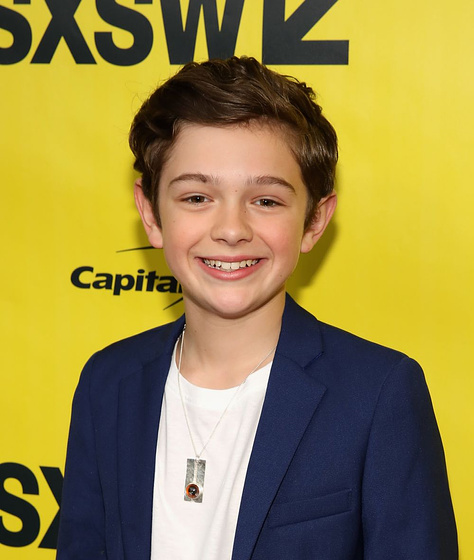 Noah Jupe en Un Lugar tranquilo (Premiere en Texas. Marzo 2018)