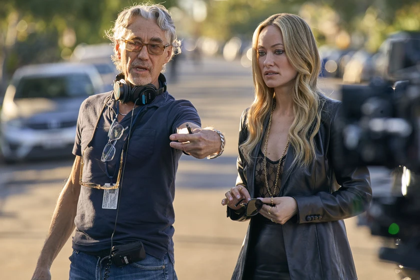 Tony Gilroy y Olivia Wilde en behemoth-2026 (Rodaje)