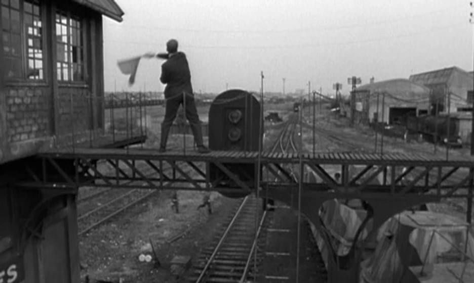 Burt Lancaster en el-tren