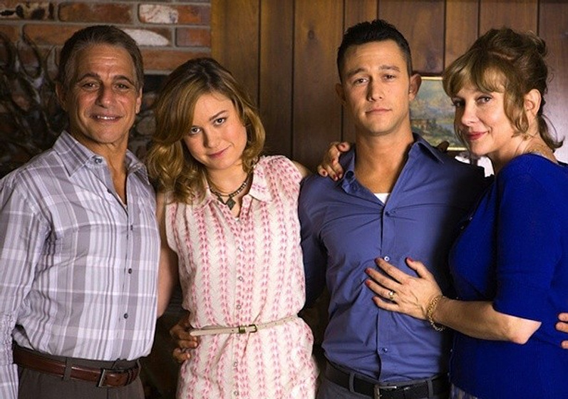 Joseph Gordon-Levitt, Glenne Headly, Brie Larson y Tony Danza en Don Jon