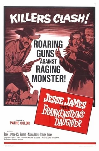 Poster de Jesse James Contra la Hija de Frankenstein