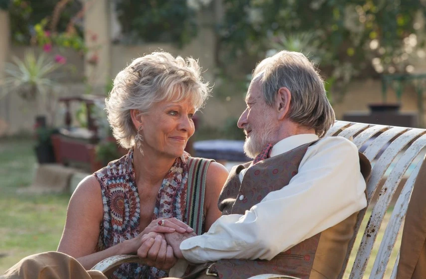 Bill Nighy y Diana Hardcastle en el-nuevo-exotico-hotel-marigold