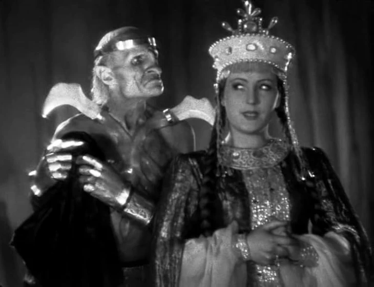 Georgi Millyar y Galina Grigoryeva en kashchei-el-inmortal