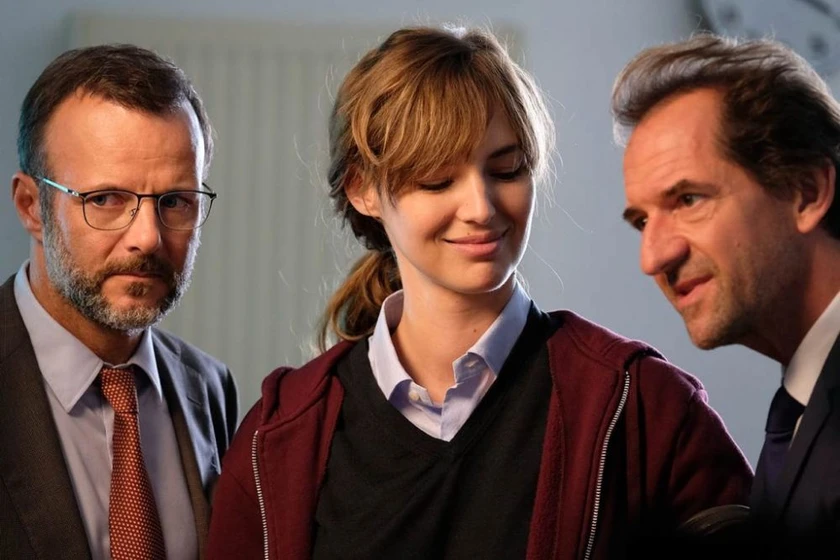 Louise Bourgoin, Stéphane De Groodt y Pierre-François Martin-Laval en carino-yo-soy-tu