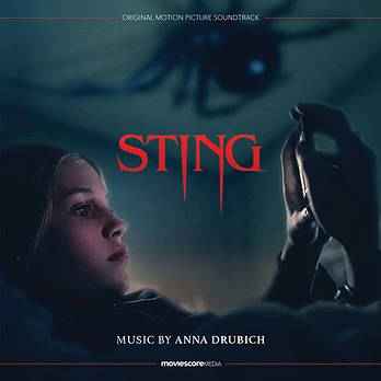 Carátula de la banda de sonido de Sting. Araña Asesina