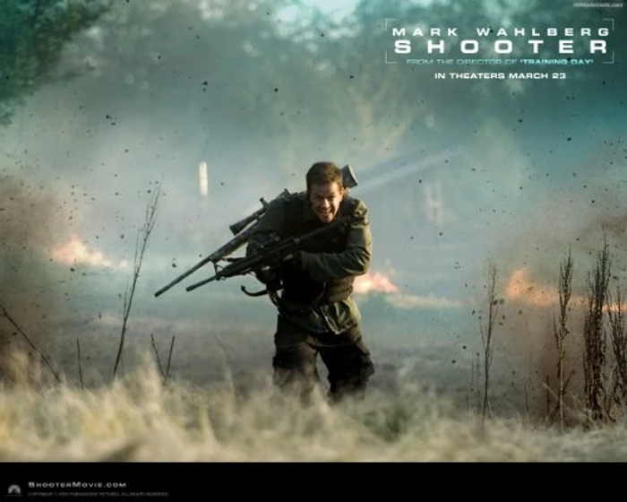 Mark Wahlberg en shooter-el-tirador (Fotograma)