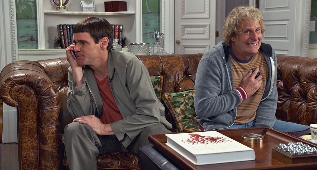 Jim Carrey y Jeff Daniels en Dos tontos todavía más tontos
