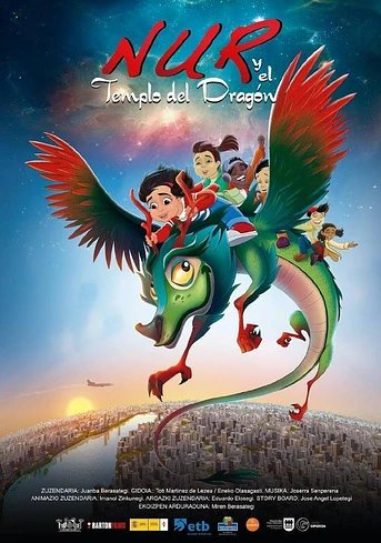Poster de Nur y el templo del dragón