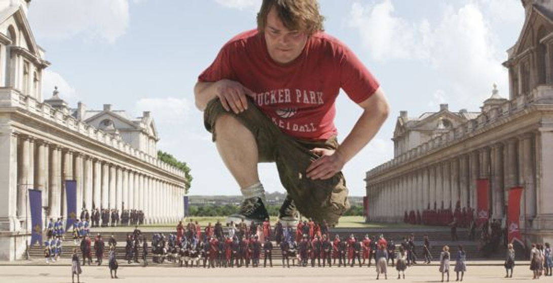 Jack Black en Los Viajes de Gulliver