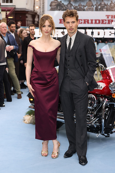 Austin Butler y Jodie Comer en Bikeriders. La Ley del Asfalto (Photocall Londres. Junio 2024)
