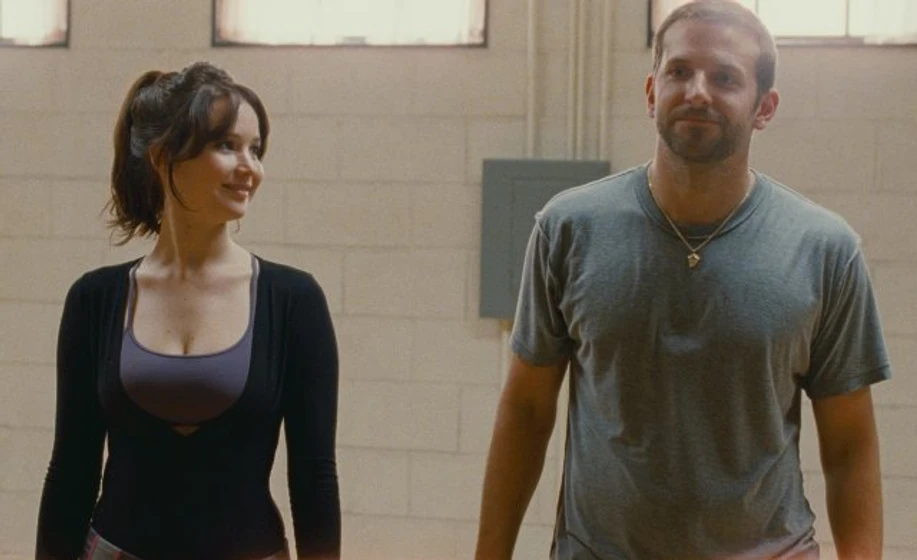 Bradley Cooper y Jennifer Lawrence en El Lado Bueno de las Cosas