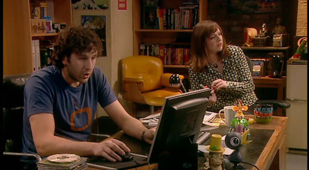 Chris O'Dowd y Katherine Parkinson en Los informáticos