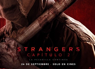 Sanguinarios carteles de personajes de "Strangers. Capítulo 2"