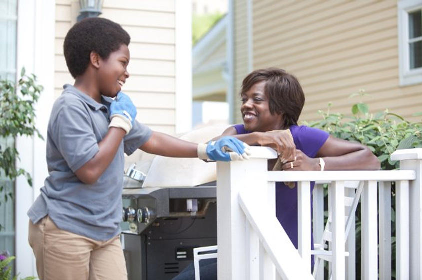 Viola Davis y Dante Brown en No nos moverán