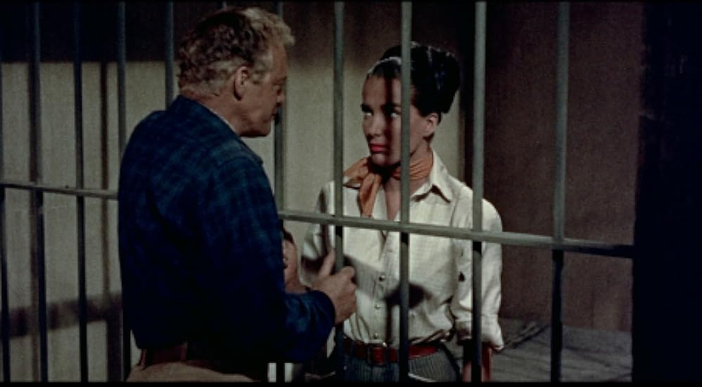 Van Heflin y Julie Adams en Rebelión Redentora