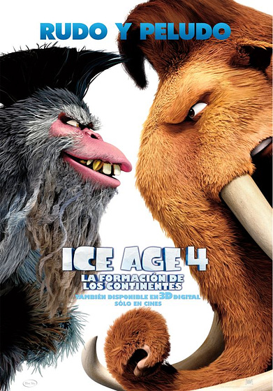 Imagen de Ice Age 4: La Formación de los continentes (Cartel promocional)